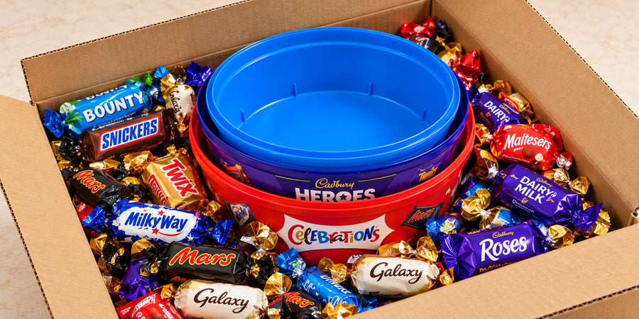 Chocolates tucked around.