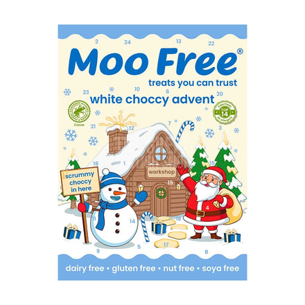 Moo Free White Chocolate Advent Calendar - 70g