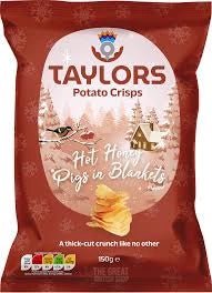 Taylors Hot Honey Pigs In Blankets Crisps - 150g