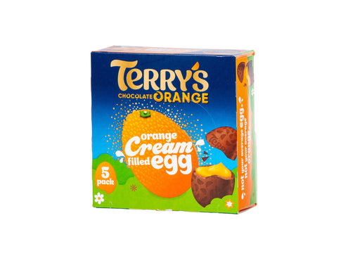 Terry's Chocolate Orange Cream Filled Egg - 5 - Pack imported British grocery product available in Canada
