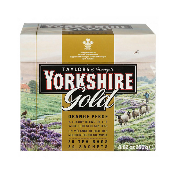 Yorkshire Tea Gold - 80 Tea Bags | Buy British Groceries in Canada