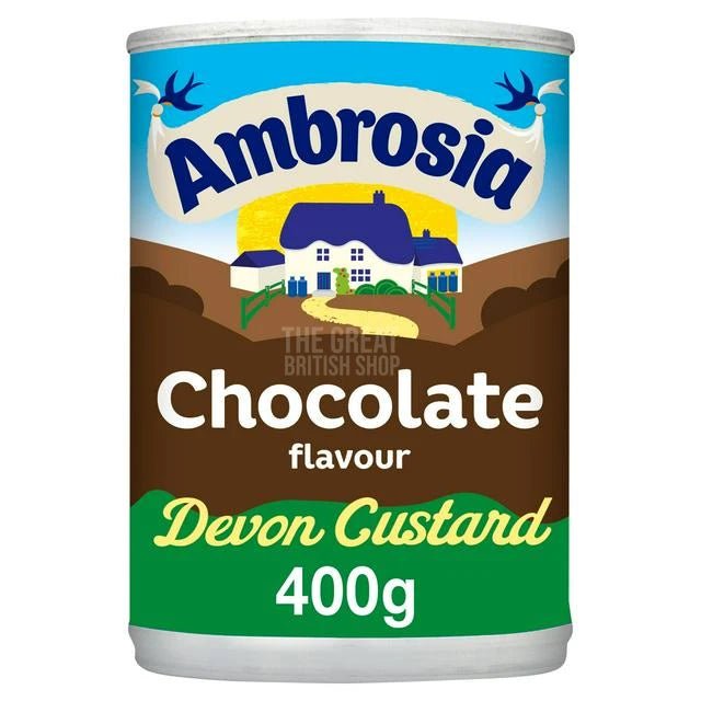 Ambrosia Chocolate Custard - 400g imported British grocery product available in Canada