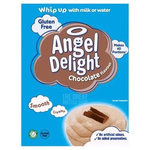 Angel Delight Chocolate - 600g imported British grocery product available in Canada