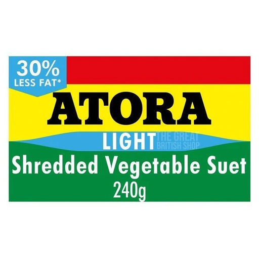 Atora Light Vegetable Shredded Suet - 240g imported British grocery product available in Canada