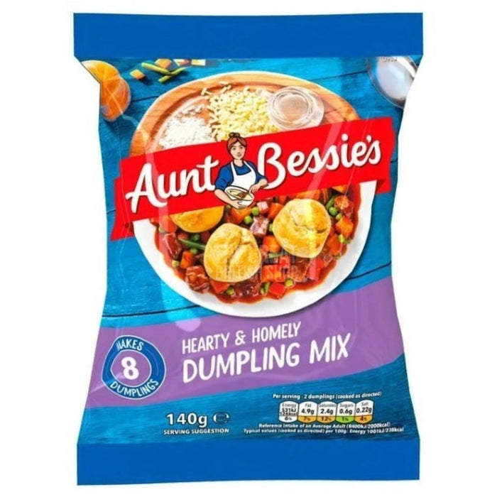 Aunt Bessie's Hearty Dumpling Mix - 140g imported British grocery product available in Canada