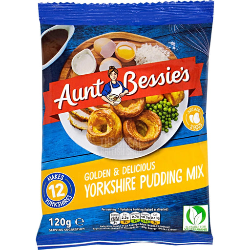 Aunt Bessie's Yorkshire Pudding Mix - 120g imported British grocery product available in Canada