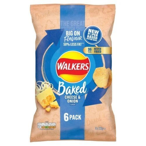 Baked Cheese & Onion - 6 Pack imported British grocery product available in Canada