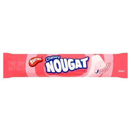Barratt Chewy Nougat 35g: front of the pink wrapper showing the nougat bar image.