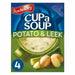 Batchelors Cup A Soup Leek And Potato - 4 Pack imported British grocery product available in Canada