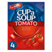 Batchelors Cup A Soup Tomato - 4 Pack imported British grocery product available in Canada