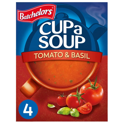 Batchelors Cup A Soup Tomato & Basil - 4 Pack imported British grocery product available in Canada