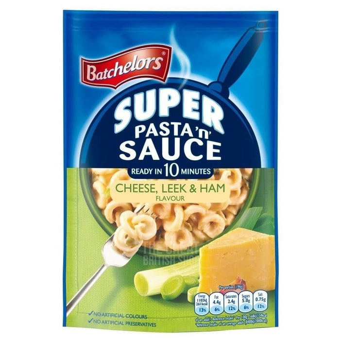 Batchelors Pasta 'n' Sauce Cheese Leek & Ham - 99g imported British grocery product available in Canada
