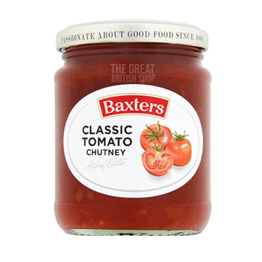 Baxters Classic Tomato Chutney - 270g imported British grocery product available in Canada