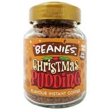 Beanies Christmas Pudding Flavour Instant Coffee - 50g imported British grocery product available in Canada