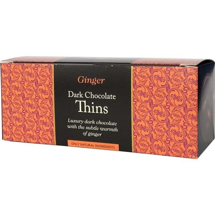 Beech’s Dark Chocolate Ginger Thins - 150g | British Store Online | The Great British Shop