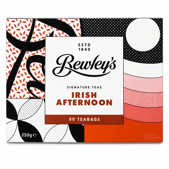 Bewley's Irish Afternoon - 80 Tea Bags, front view of the product packaging