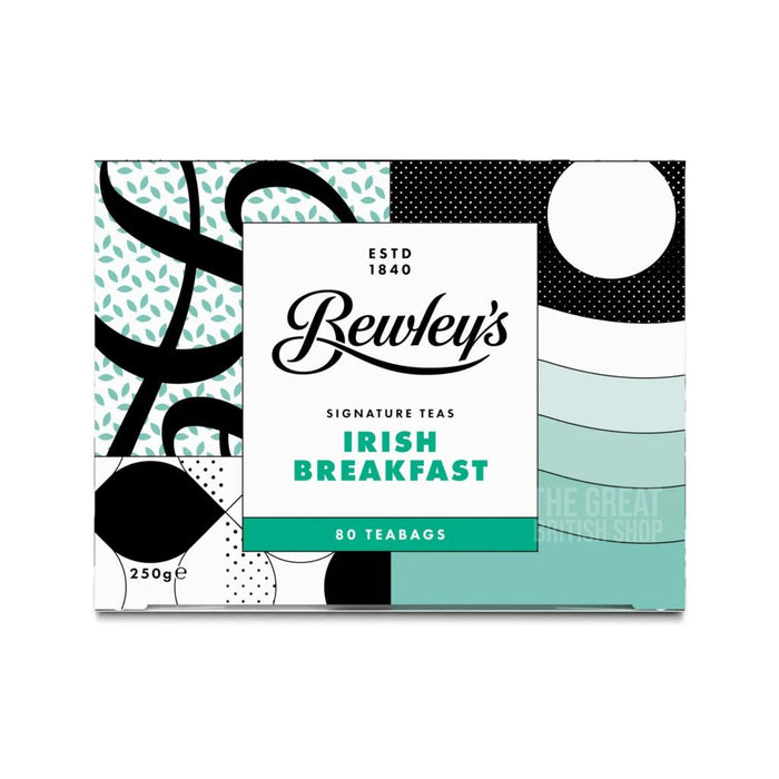Bewleys Tea Irish Breakfast - 80 teabags imported British grocery product available in Canada