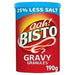 Bisto Gravy Granules Reduced Salt - 190g imported British grocery product available in Canada
