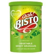 Bisto Vegetable Granules - 190g imported British grocery product available in Canada