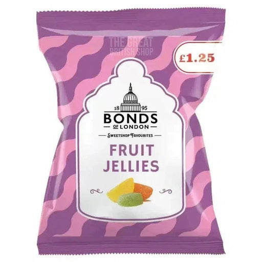 Bonds Fruit Jellies - 130g imported British grocery product available in Canada