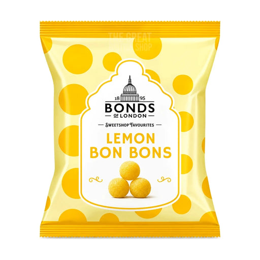 Bonds Lemon Bon Bons - 150g imported British grocery product available in Canada