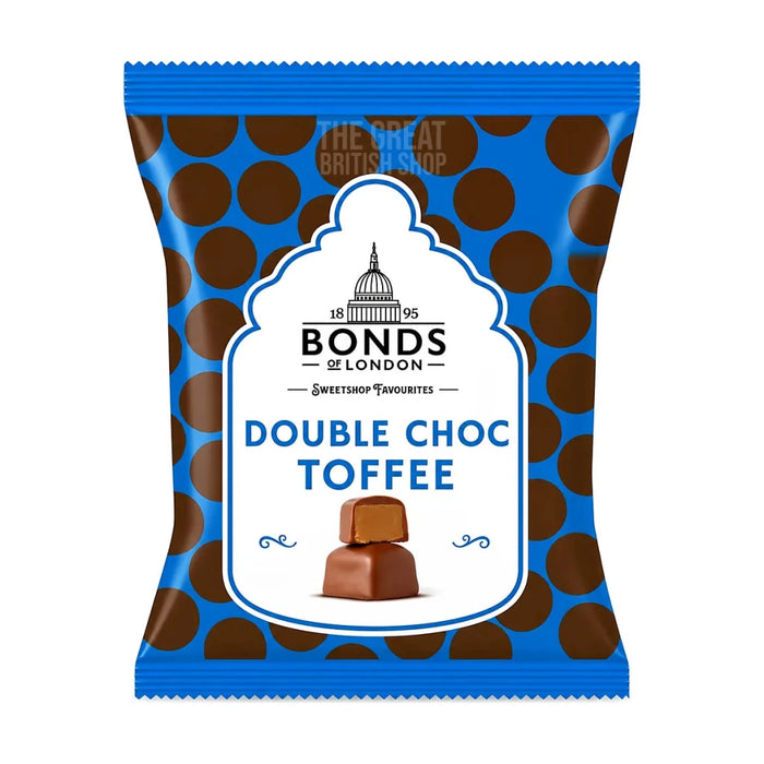 Bonds of London Double Chocolate Toffee - 100g imported British grocery product available in Canada
