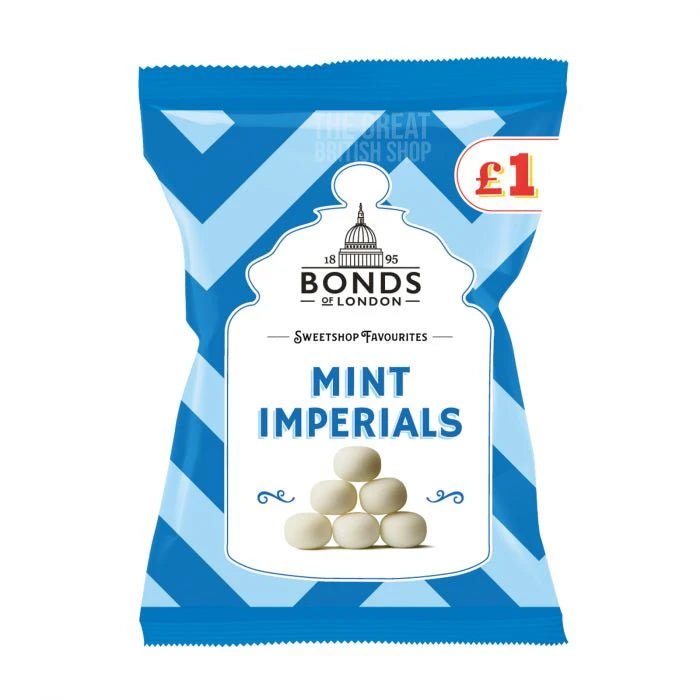 Bonds of London Mint Imperials - 150g imported British grocery product available in Canada