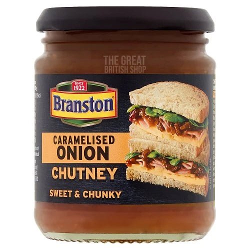Branston Caramelised Onion Chutney - 290g imported British grocery product available in Canada