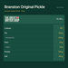 Branston Original Pickle - 360g imported British grocery product available in Canada