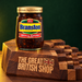 Small pieces, bold whole — product promotional image with The Great British Shop branding physically formed into the scene material