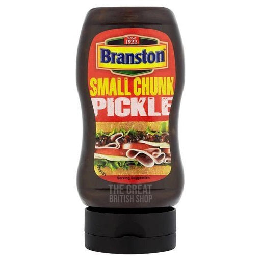 Branston Small Chunk Pickle Squeezy - 350G imported British grocery product available in Canada