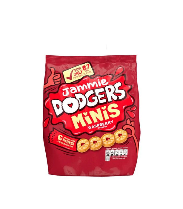 Burtons Jammie Dodgers Minis - 120g imported British grocery product available in Canada