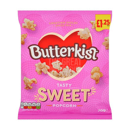Butterkist Cinema Sweet Popcorn - 70g imported British grocery product available in Canada