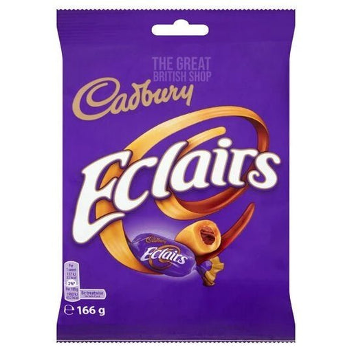 Cadbury Chocolate Eclairs - 130g imported British grocery product available in Canada