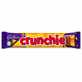 Cadbury Crunchie Bar - 40g, front view of the product packaging