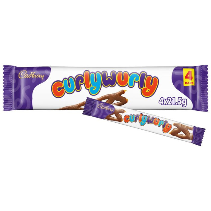 Cadbury Curly Wurly - 4 Pack | British Store Online | The Great British Shop
