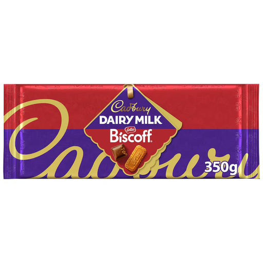 Cadbury Dairy Milk Biscoff Bar - 350g | British Store Online | The Great British Shop