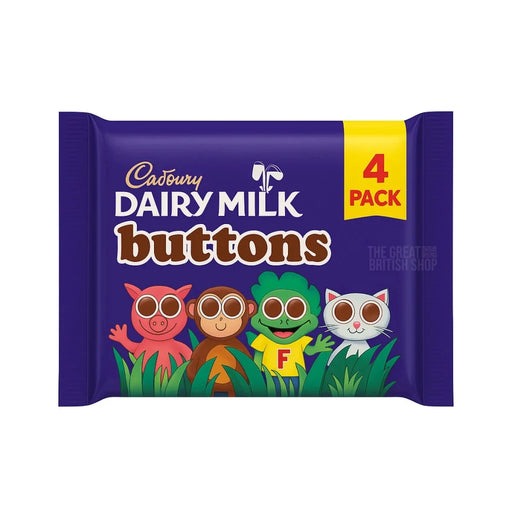 Cadbury Dairy Milk Buttons - 4 Pack imported British grocery product available in Canada