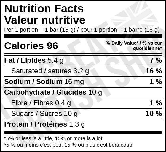 Cadbury Freddo - 19.5g imported British grocery product available in Canada