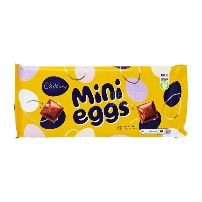 Cadbury Mini Eggs Large Bar - 360g imported British grocery product available in Canada