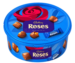 Cadbury Roses Tub - 475g imported British grocery product available in Canada