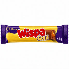 Cadbury Wispa Gold - 48g, front view of the product packaging