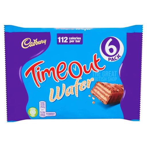 Cadburys Time Out 6 Pack - 108g imported British grocery product available in Canada
