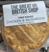 Chicken & Mushroom Meat Pie | British Store Online | The Great British Shop