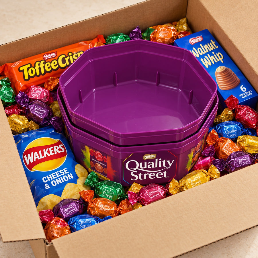 Chocolates tucked around.
