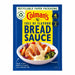 Colman's Bread Sauce Mix 40g, yellow and blue sachet with a roast-dinner illustration.