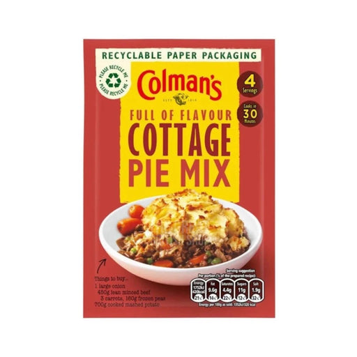 Colman's Cottage Pie Mix - 45g imported British grocery product available in Canada
