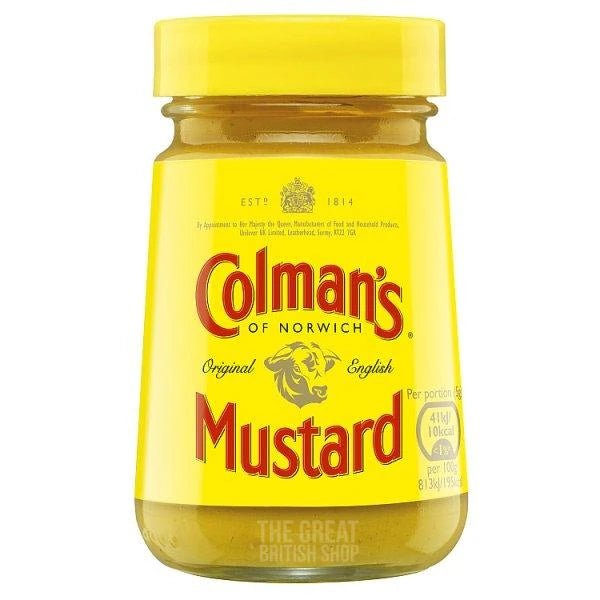 Colmans English Mustard - 170g imported British grocery product available in Canada