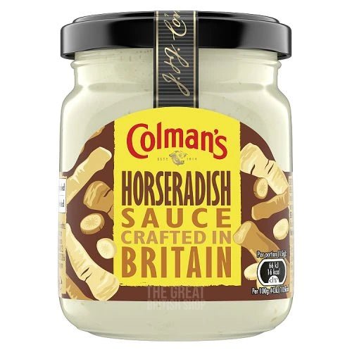 Colman's Horseradish Sauce - 136g imported British grocery product available in Canada