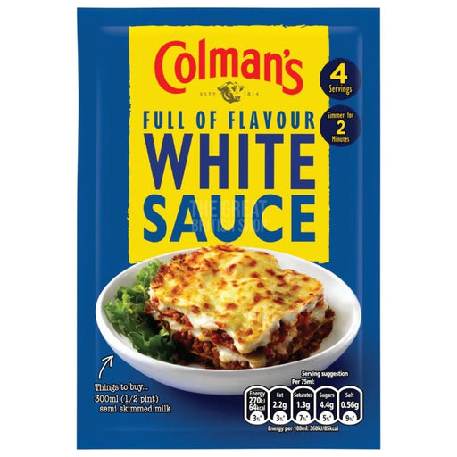 Colman's White Sauce - 25g imported British grocery product available in Canada